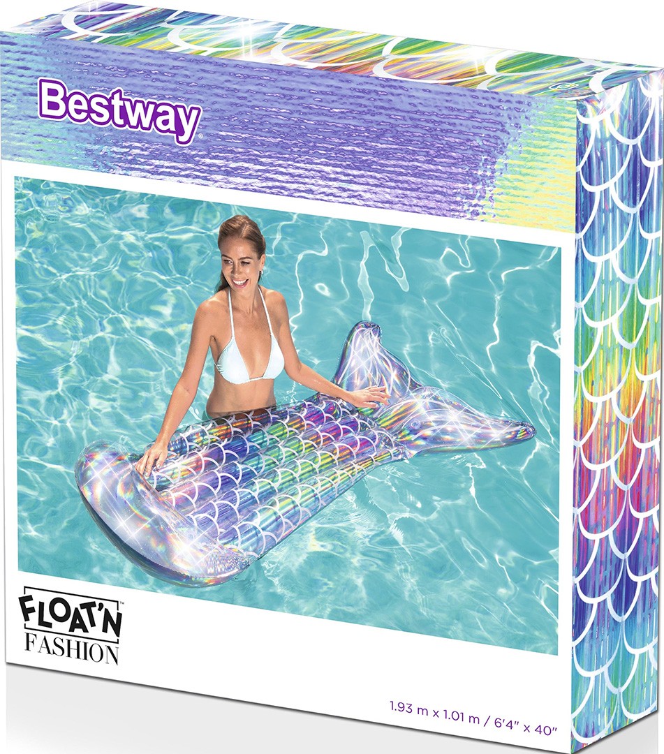 Φουσκωτό Στρώμα Θαλάσσης - Πισίνας Ιριδίζουσα Ουρά Γοργόνας 193x101cm Φουσκωτό Στρώμα Θαλάσσης - Πισίνας Ιριδίζουσα Ουρά Γοργόνας 193x101cm