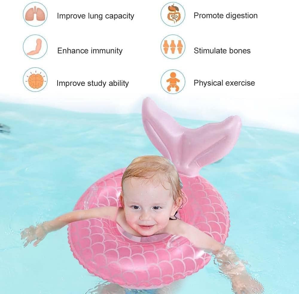 Φουσκωτό Βρεφικό Σωσίβιο Θαλάσσης - Πισίνας με Ουρά Γοργόνας για Ηλικίες 1 - 3 Ετών με Διάμετρο 80cm Φουσκωτό Βρεφικό Σωσίβιο Θαλάσσης - Πισίνας με Ουρά Γοργόνας για Ηλικίες 1 - 3 Ετών με Διάμετρο 80cm