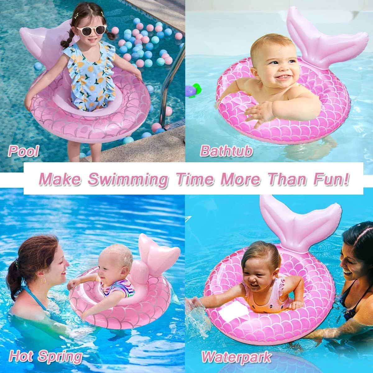 Φουσκωτό Βρεφικό Σωσίβιο Θαλάσσης - Πισίνας με Ουρά Γοργόνας για Ηλικίες 1 - 3 Ετών με Διάμετρο 80cm Φουσκωτό Βρεφικό Σωσίβιο Θαλάσσης - Πισίνας με Ουρά Γοργόνας για Ηλικίες 1 - 3 Ετών με Διάμετρο 80cm