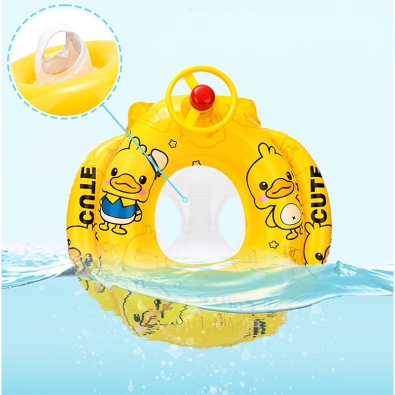 Φουσκωτό Βρεφικό Σωσίβιο Θαλάσσης - Πισίνας με Παπάκια & Τιμόνι για Ηλικίες 1 - 3 Ετών με Διάμετρο 70cm Φουσκωτό Βρεφικό Σωσίβιο Θαλάσσης - Πισίνας με Παπάκια & Τιμόνι για Ηλικίες 1 - 3 Ετών με Διάμετρο 70cm