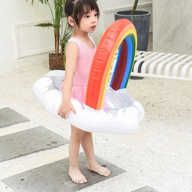 Φουσκωτό Βρεφικό Σωσίβιο Ουράνιο Τόξο για Ηλικίες 1 - 3 Ετών με Διάμετρο 60cm Φουσκωτό Βρεφικό Σωσίβιο Ουράνιο Τόξο για Ηλικίες 1 - 3 Ετών με Διάμετρο 60cm