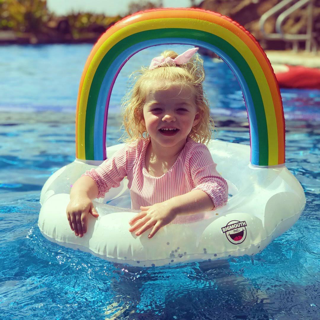 Φουσκωτό Βρεφικό Σωσίβιο Ουράνιο Τόξο για Ηλικίες 1 - 3 Ετών με Διάμετρο 60cm Φουσκωτό Βρεφικό Σωσίβιο Ουράνιο Τόξο για Ηλικίες 1 - 3 Ετών με Διάμετρο 60cm