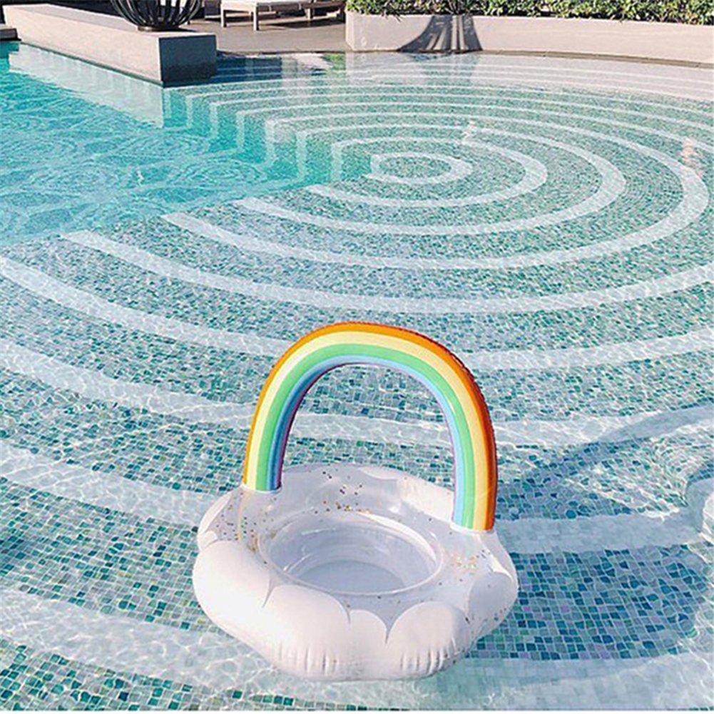 Φουσκωτό Βρεφικό Σωσίβιο Ουράνιο Τόξο για Ηλικίες 1 - 3 Ετών με Διάμετρο 60cm Φουσκωτό Βρεφικό Σωσίβιο Ουράνιο Τόξο για Ηλικίες 1 - 3 Ετών με Διάμετρο 60cm