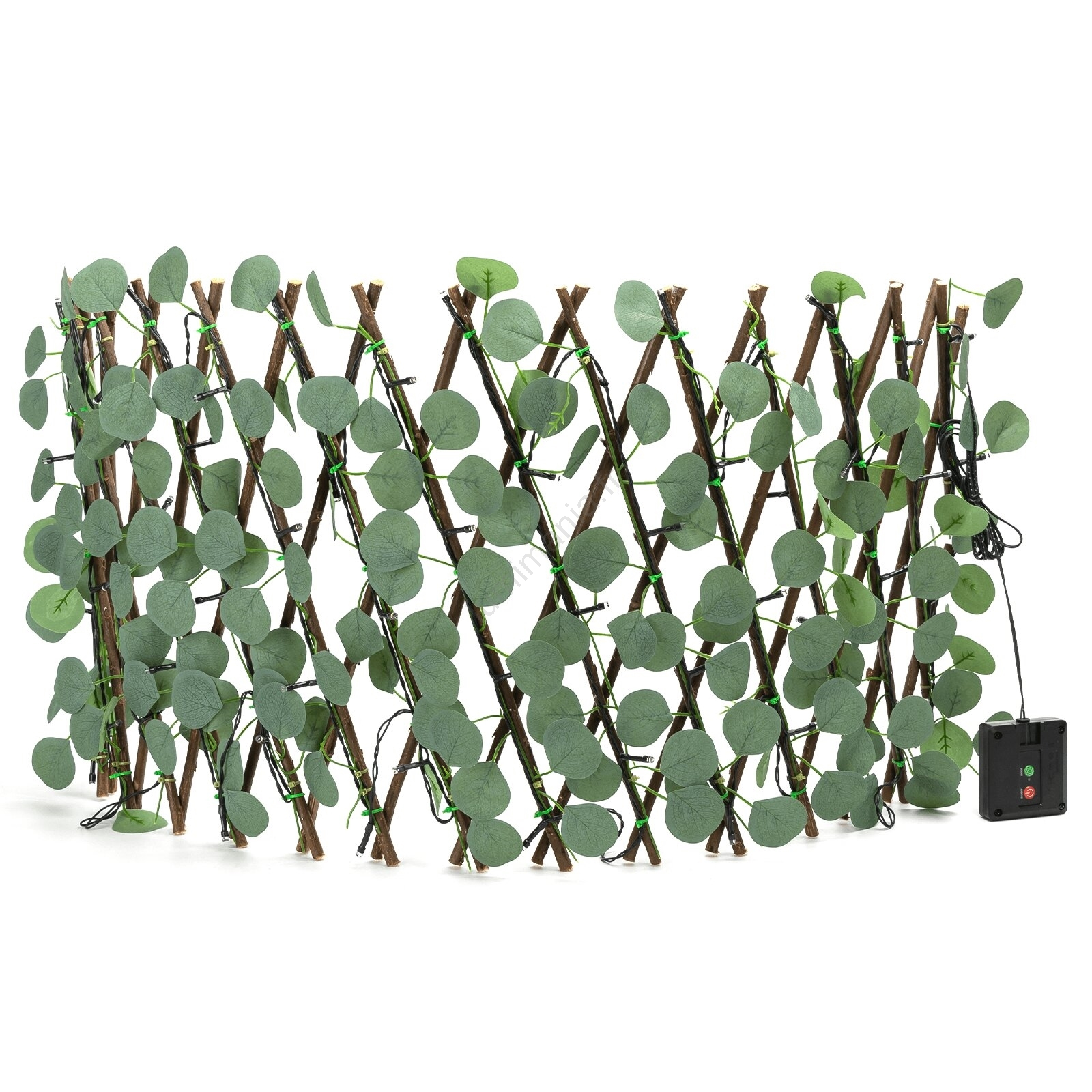 Φράχτης Κήπου με 56 LED Ηλιακού Φωτισμού 2x0,4m Φράχτης Κήπου με 56 LED Ηλιακού Φωτισμού 2x0,4m