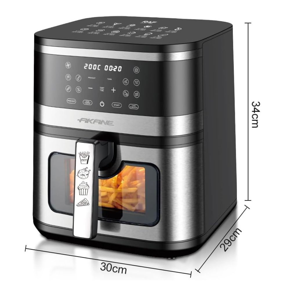 Φριτέζα Αέρος 8L 1700W με Οθόνη Αφής AKANE Φριτέζα Αέρος 8L 1700W με Οθόνη Αφής AKANE