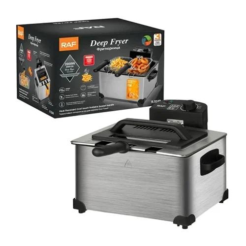 Φριτέζα Λαδίου Raf Με Διπλό Αποσπώμενο Κάδο 5 Λίτρων Φριτέζα Λαδίου Raf Με Διπλό Αποσπώμενο Κάδο 5 Λίτρων