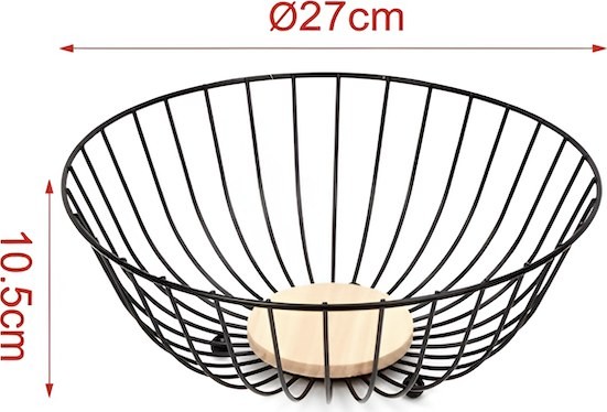 Φρουτιέρα Μεταλλική 27cm Μαύρη 2406775 – Μοντέρνα Διακόσμηση & Πρακτικότητα Φρουτιέρα Μεταλλική 27cm Μαύρη 2406775 – Μοντέρνα Διακόσμηση & Πρακτικότητα