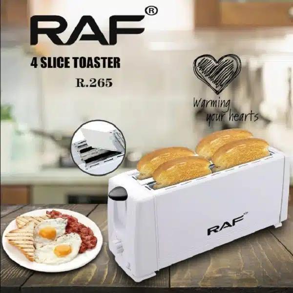 Φρυγανιέρα 4 Θέσεων 1200W Λευκή-RAF Φρυγανιέρα 4 Θέσεων 1200W Λευκή-RAF
