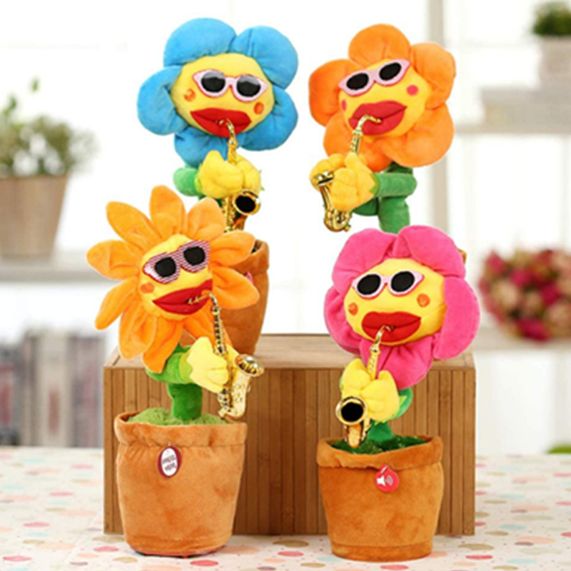 Funky SunFlower - Παιχνίδι που Χορεύει, Μιλάει & Τραγουδάει με USB Funky SunFlower - Παιχνίδι που Χορεύει, Μιλάει & Τραγουδάει με USB