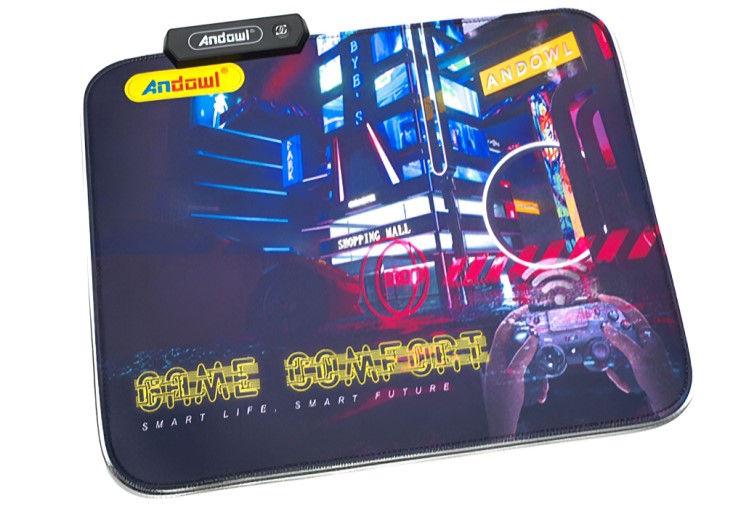 Gaming Mousepad με Φωτισμό RGB 25x30cm - Game Comfort - Andowl Gaming Mousepad με Φωτισμό RGB 25x30cm - Game Comfort - Andowl