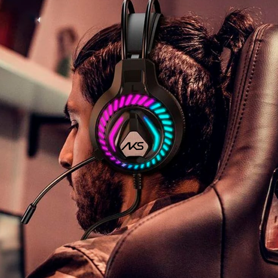 Gaming RGB Headset Ενσύρματο με Μικρόφωνο & Συνδεσιμότητα USB-AUX Gaming RGB Headset Ενσύρματο με Μικρόφωνο & Συνδεσιμότητα USB-AUX