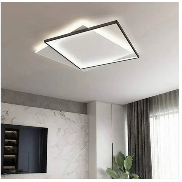 Γεωμετρικό Τετράγωνο Φωτιστικό Οροφής 39W με Led και Ρυθμιζόμενη Θερμοκρασία Φωτισμού Γεωμετρικό Τετράγωνο Φωτιστικό Οροφής 39W με Led και Ρυθμιζόμενη Θερμοκρασία Φωτισμού