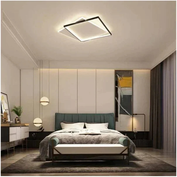 Γεωμετρικό Τετράγωνο Φωτιστικό Οροφής 39W με Led και Ρυθμιζόμενη Θερμοκρασία Φωτισμού Γεωμετρικό Τετράγωνο Φωτιστικό Οροφής 39W με Led και Ρυθμιζόμενη Θερμοκρασία Φωτισμού