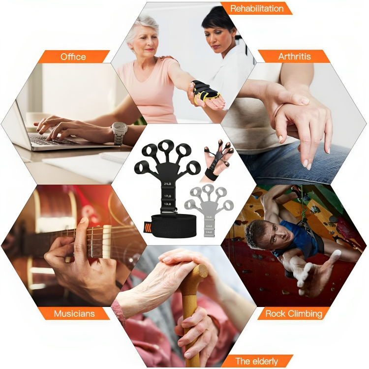 Όργανο Ενδυνάμωσης Χεριού & Δακτύλων Καουτσούκ - Με 3 Επίπεδα Αντίστασης - Hand Grip Strengthener Όργανο Ενδυνάμωσης Χεριού & Δακτύλων Καουτσούκ - Με 3 Επίπεδα Αντίστασης - Hand Grip Strengthener