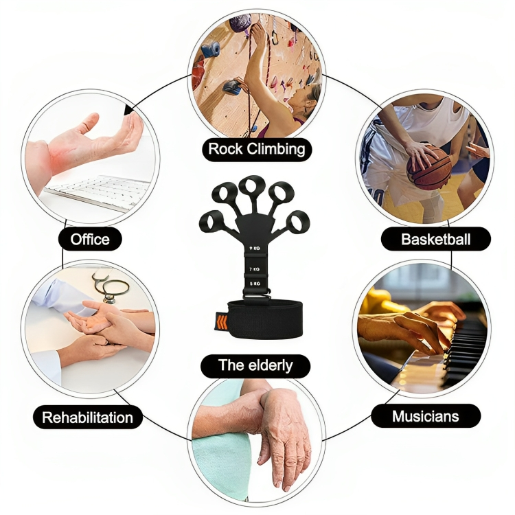 Όργανο Ενδυνάμωσης Χεριού & Δακτύλων Καουτσούκ - Με 3 Επίπεδα Αντίστασης - Hand Grip Strengthener Όργανο Ενδυνάμωσης Χεριού & Δακτύλων Καουτσούκ - Με 3 Επίπεδα Αντίστασης - Hand Grip Strengthener