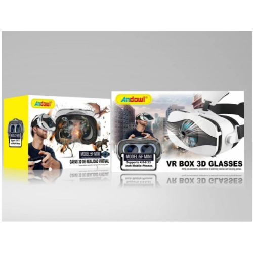 Γυαλιά Εικονικής Πραγματικότητας VR 3D με ανεμιστήρα ψύξης για κινητά 4″ έως 6,3″ Andowl 5F MINI Γυαλιά Εικονικής Πραγματικότητας VR 3D με ανεμιστήρα ψύξης για κινητά 4″ έως 6,3″ Andowl 5F MINI