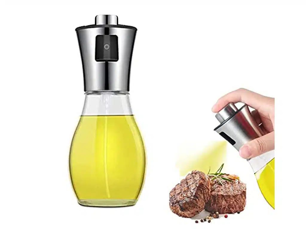 Γυάλινο Δοχείο Σπρέι Λαδιού Χωρητικότητας 7x7x26 cm 200ml Γυάλινο Δοχείο Σπρέι Λαδιού Χωρητικότητας 7x7x26 cm 200ml