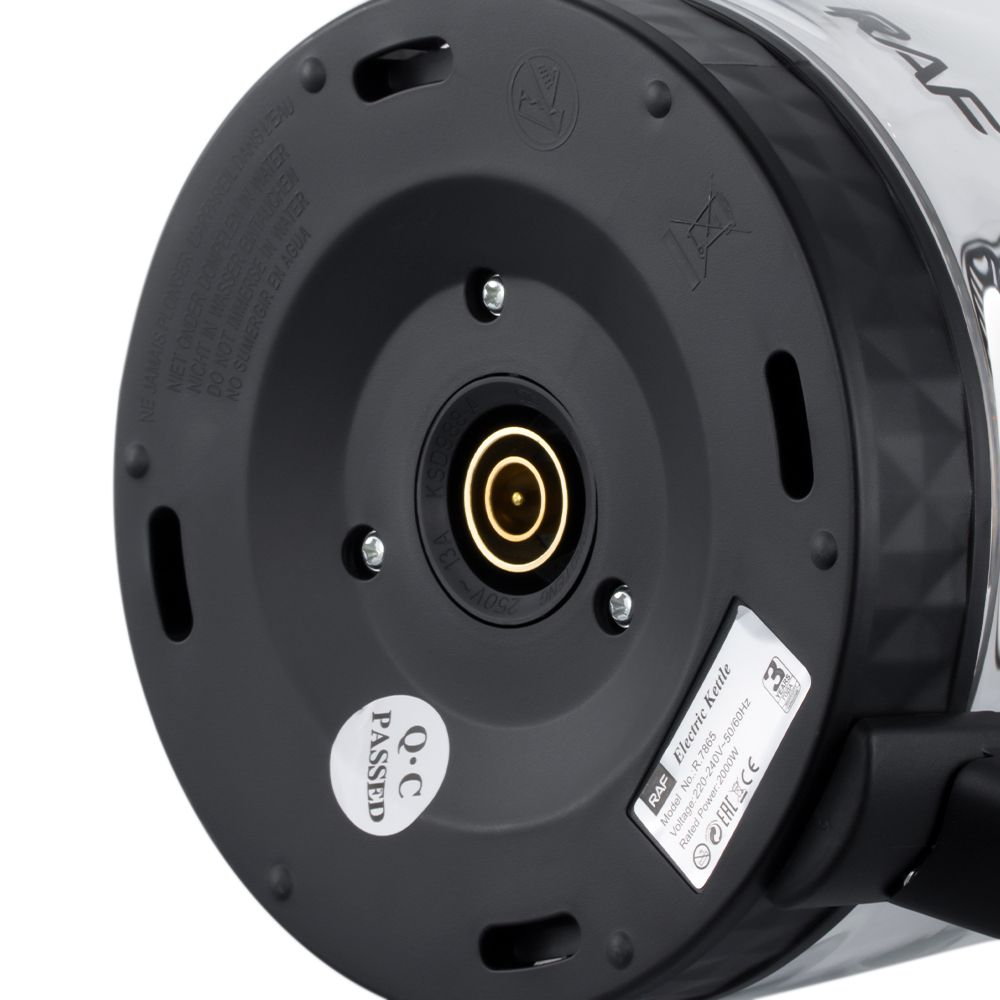 Γυάλινος Ηλεκτρικός Βραστήρας Νερού 1.8L 2000W RAF Γυάλινος Ηλεκτρικός Βραστήρας Νερού 1.8L 2000W RAF