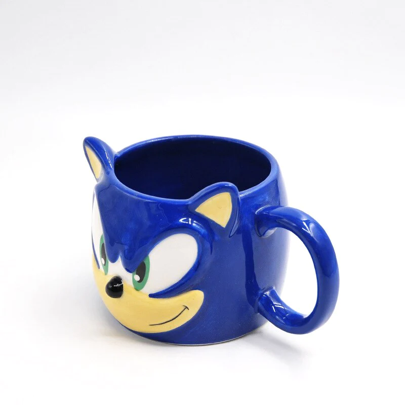 Γυαλιστερή Κούπα MEGA σε Σχήμα Sonic The Hedgehog Χωρητικότητας 310 mL Γυαλιστερή Κούπα MEGA σε Σχήμα Sonic The Hedgehog Χωρητικότητας 310 mL