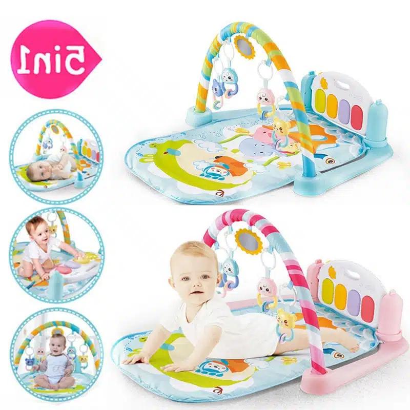 Γυμναστήριο Χαλάκι Δραστηριοτήτων με Πιάνο & Ήχους Ζώων 5 σε 1 Γυμναστήριο Χαλάκι Δραστηριοτήτων με Πιάνο & Ήχους Ζώων 5 σε 1