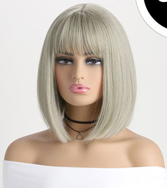 Γυναικεία Περούκα Καρέ με Αφέλειες σε 3 Χρώματα Γυναικεία Περούκα Καρέ με Αφέλειες σε 3 Χρώματα