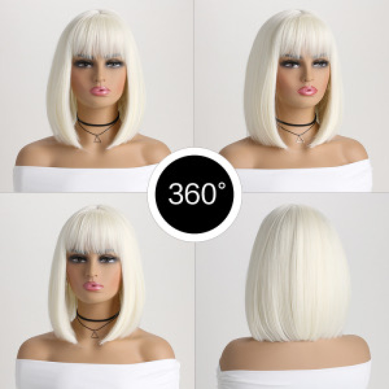 Γυναικεία Περούκα Καρέ με Αφέλειες σε 3 Χρώματα Γυναικεία Περούκα Καρέ με Αφέλειες σε 3 Χρώματα