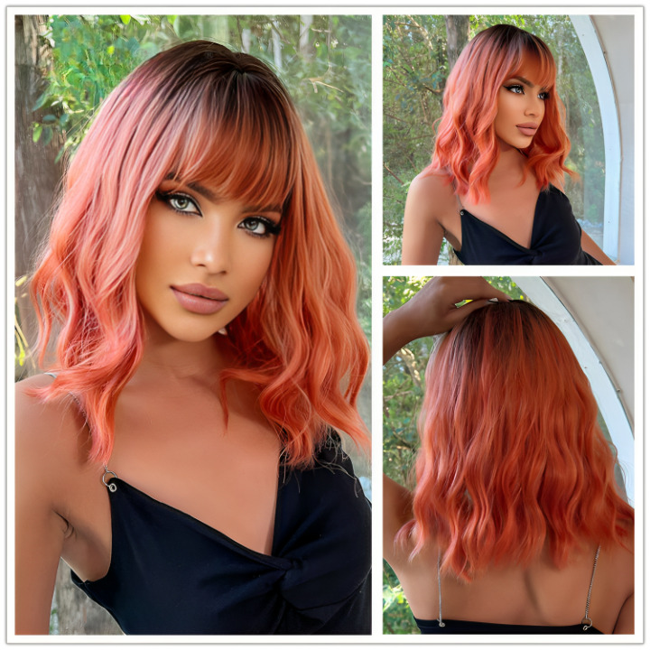 Γυναικεία Συνθετική Περούκα - Κοντή με Κυματιστό Χτένισμα και Αφέλειες - 3 Χρώματα Γυναικεία Συνθετική Περούκα - Κοντή με Κυματιστό Χτένισμα και Αφέλειες - 3 Χρώματα