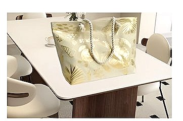 Γυναικεία Τσάντα Θαλάσσης Χρυσή 53x35x15cm – Ευρύχωρη Γυναικεία Τσάντα Θαλάσσης Χρυσή 53x35x15cm – Ευρύχωρη