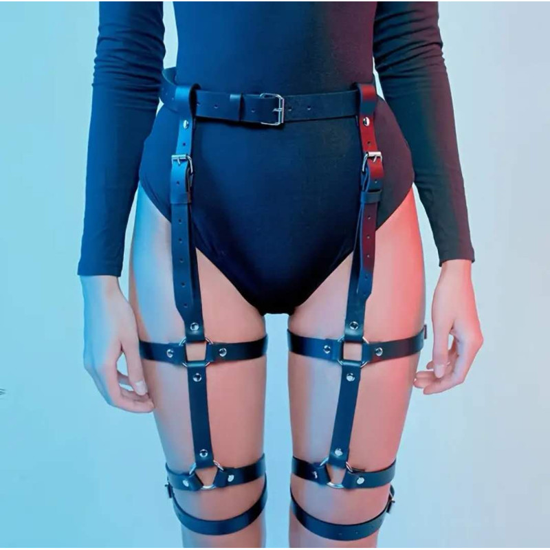 Γυναικείο PU Δερμάτινο Harness BDSM Γυναικείο PU Δερμάτινο Harness BDSM