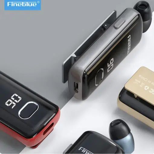 andsfree Ακουστικό Bluetooth με Επεκτεινόμενο Καλώδιο Fineblue F580 Κόκκινο andsfree Ακουστικό Bluetooth με Επεκτεινόμενο Καλώδιο Fineblue F580 Κόκκινο