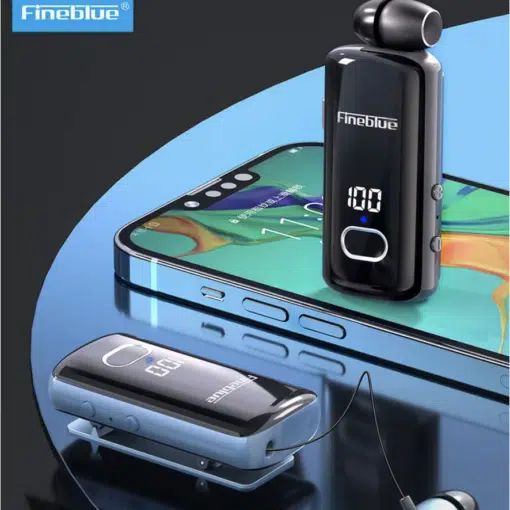 andsfree Ακουστικό Bluetooth με Επεκτεινόμενο Καλώδιο Fineblue F580 Κόκκινο andsfree Ακουστικό Bluetooth με Επεκτεινόμενο Καλώδιο Fineblue F580 Κόκκινο