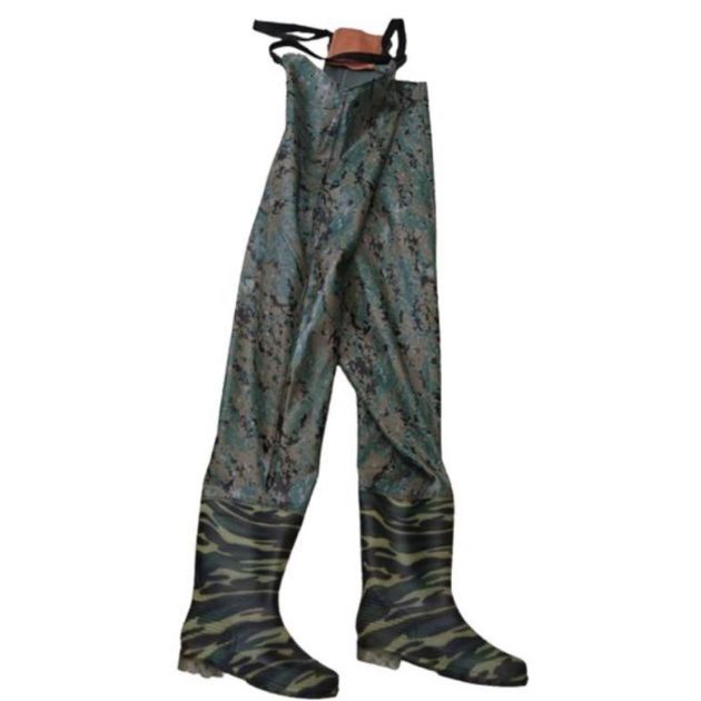 HEAVY DUTY Γαλότσες Στήθους Εργασίας - Ψαρέματος - Αδιάβροχη Ολόσωμη Στολή με Μπότες Συγκολλημένες με Παντελόνι PVC - Χακί Παραλλαγή HEAVY DUTY Γαλότσες Στήθους Εργασίας - Ψαρέματος - Αδιάβροχη Ολόσωμη Στολή με Μπότες Συγκολλημένες με Παντελόνι PVC - Χακί Παραλλαγή