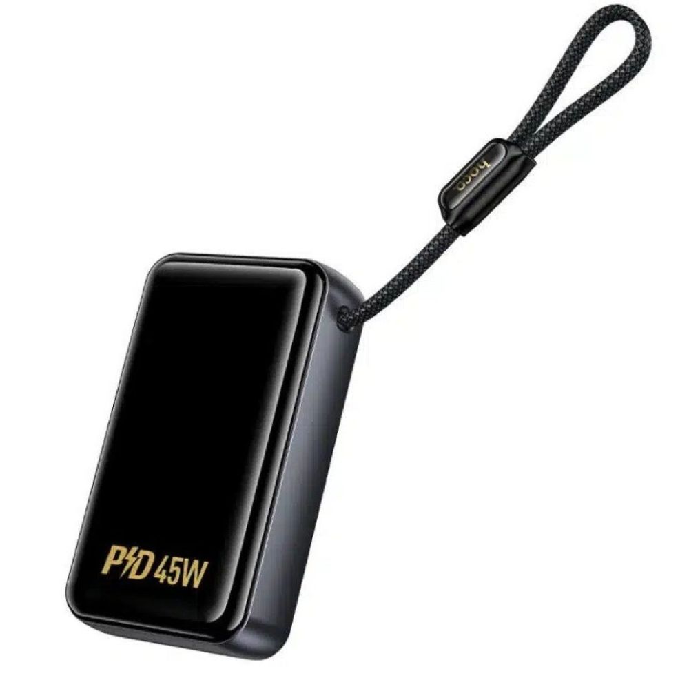 Hoco Shine Power Bank 20.000mAh 45W με 2 Θύρες και Ενσωματωμένο Type-C Hoco Shine Power Bank 20.000mAh 45W με 2 Θύρες και Ενσωματωμένο Type-C
