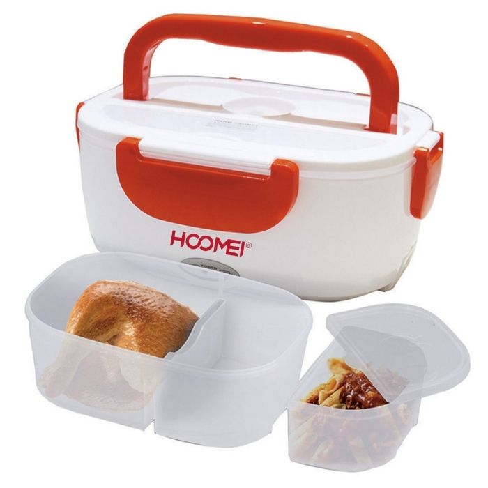 Hoomei Αεροστεγές Ηλεκτρικό Θερμαινόμενο Φαγητοδοχείο - Θερμός 40W με Κουτάλι - Electric Heated Lunchbox Hoomei Αεροστεγές Ηλεκτρικό Θερμαινόμενο Φαγητοδοχείο - Θερμός 40W με Κουτάλι - Electric Heated Lunchbox