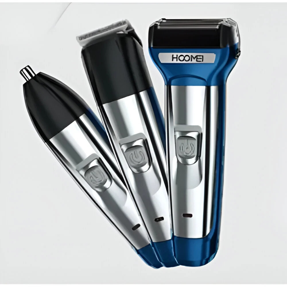 Hoomei Επαναφορτιζόμενη Κουρευτική και Ξυριστική Μηχανή 3 σε 1 με Trimmer και Shaver Hoomei Επαναφορτιζόμενη Κουρευτική και Ξυριστική Μηχανή 3 σε 1 με Trimmer και Shaver