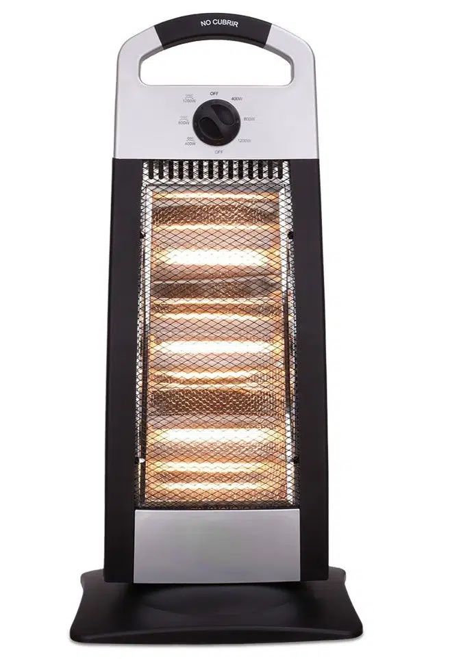 Hoomei Επιδαπέδια Περιστρεφόμενη Σόμπα - Θερμαντικό Σώμα Αλογόνου 1200W με 3 Λαμπτήρες και 3 Σκάλες Θέρμανσης Hoomei Επιδαπέδια Περιστρεφόμενη Σόμπα - Θερμαντικό Σώμα Αλογόνου 1200W με 3 Λαμπτήρες και 3 Σκάλες Θέρμανσης