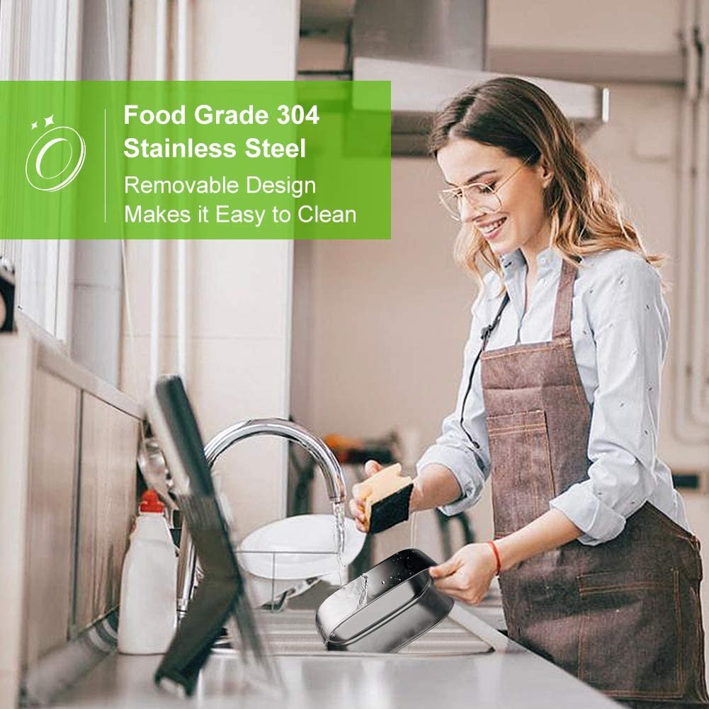 Hoomei Ηλεκτρικό Θερμαινόμενο Αεροστεγές Δοχείο Φαγητού 40W Inox Πράσινο Hoomei Ηλεκτρικό Θερμαινόμενο Αεροστεγές Δοχείο Φαγητού 40W Inox Πράσινο