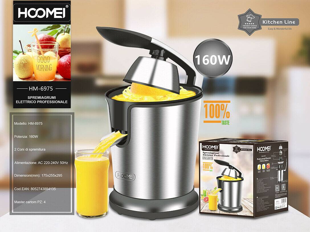 Hoomei Ηλεκτρικός Στίφτης Inox 160W Hoomei Ηλεκτρικός Στίφτης Inox 160W