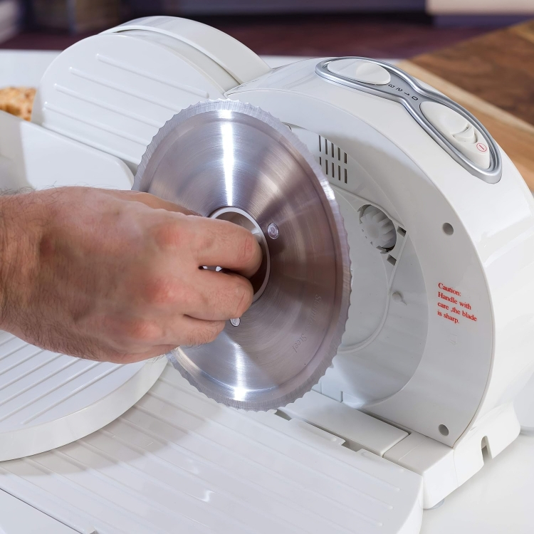 HOOMEI Μηχανή Κοπής Αλλαντικών & Τυριών - 150W HOOMEI Μηχανή Κοπής Αλλαντικών & Τυριών - 150W