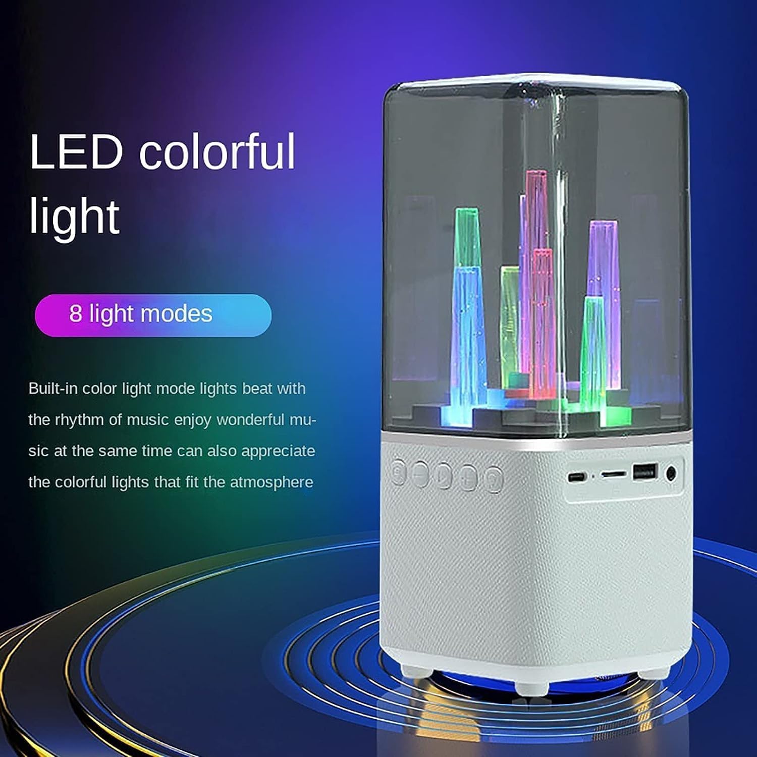 Hotbox Ηχείο Bluetooth 5W με LED - Συνδεσιμότητα με AUX / 3.5mm, MicroSD, USB Hotbox Ηχείο Bluetooth 5W με LED - Συνδεσιμότητα με AUX / 3.5mm, MicroSD, USB