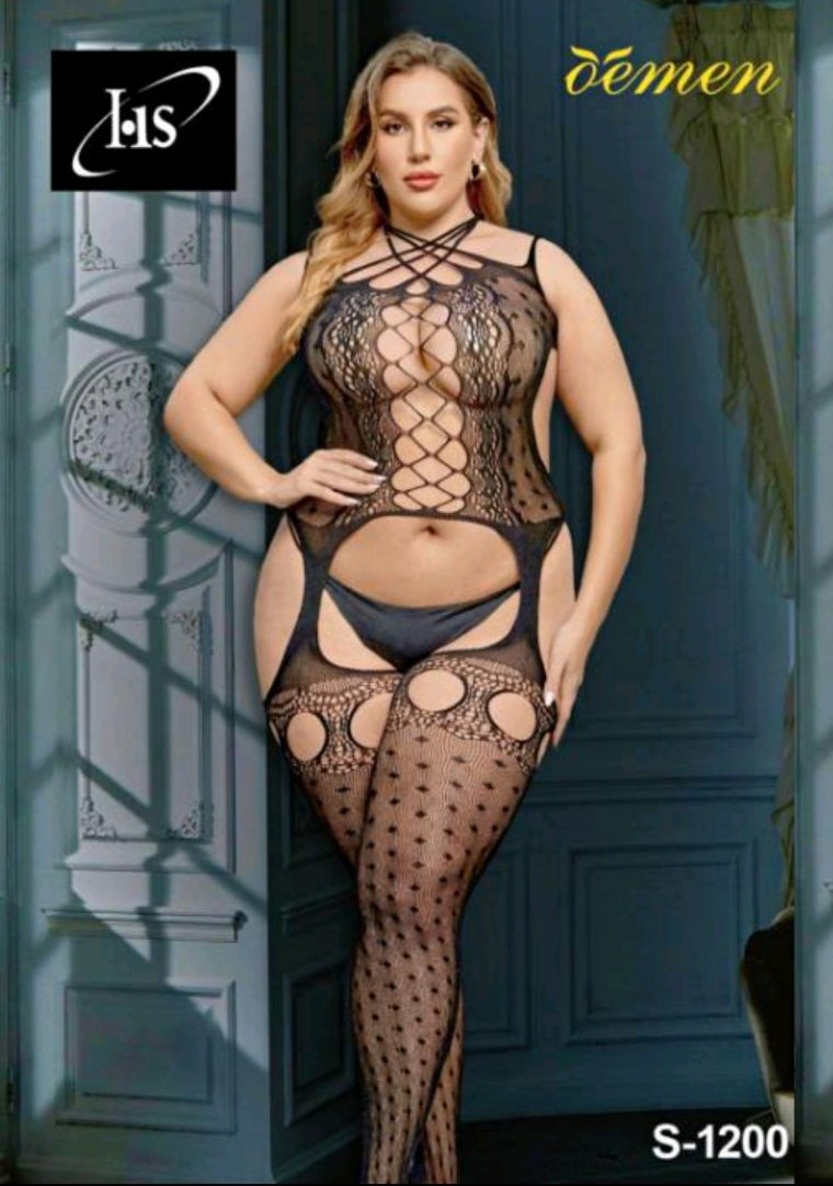 HS Αισθησιακό Γυναικείο Plus Size Ολόσωμο See Through Εσώρουχο One Size - Μαύρο HS Αισθησιακό Γυναικείο Plus Size Ολόσωμο See Through Εσώρουχο One Size - Μαύρο