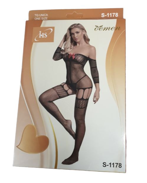 HS Αισθησιακό Μαύρο Ολόσωμο Εσώρουχο See Through με Κόκκινο Φιογκάκι στο Μπούστο One Size - Sexy Lingerie HS Αισθησιακό Μαύρο Ολόσωμο Εσώρουχο See Through με Κόκκινο Φιογκάκι στο Μπούστο One Size - Sexy Lingerie