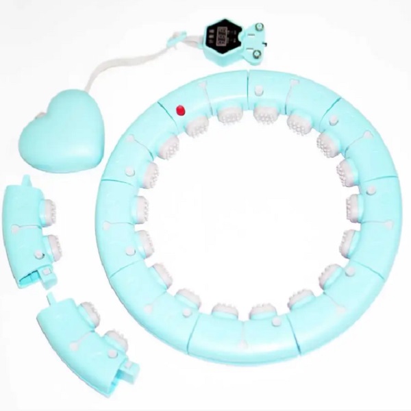 HULA HOOP Εκγύμνασης με Βάρη και Συσκευή Μασάζ Διαμέτρου 25 εκ. Γαλάζιο HULA HOOP Εκγύμνασης με Βάρη και Συσκευή Μασάζ Διαμέτρου 25 εκ. Γαλάζιο