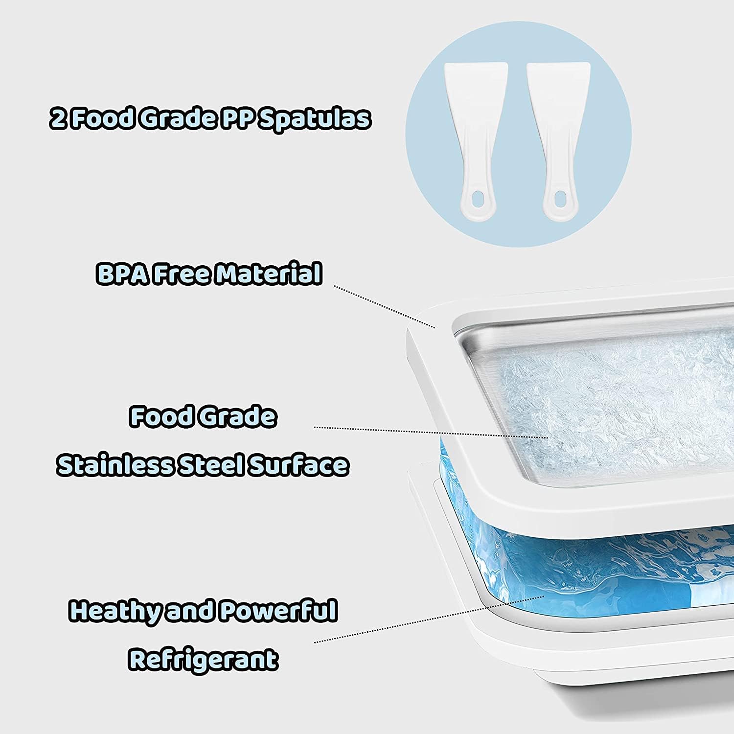 Ice Roll Maker - Παγωτομηχανή με 2 Ανοξείδωτες Σπάτουλες για Σπιτικό Ρολό Παγωτού & Παγωμένο Γιαούρτι - Instant Ice Cream Maker Ice Roll Maker - Παγωτομηχανή με 2 Ανοξείδωτες Σπάτουλες για Σπιτικό Ρολό Παγωτού & Παγωμένο Γιαούρτι - Instant Ice Cream Maker