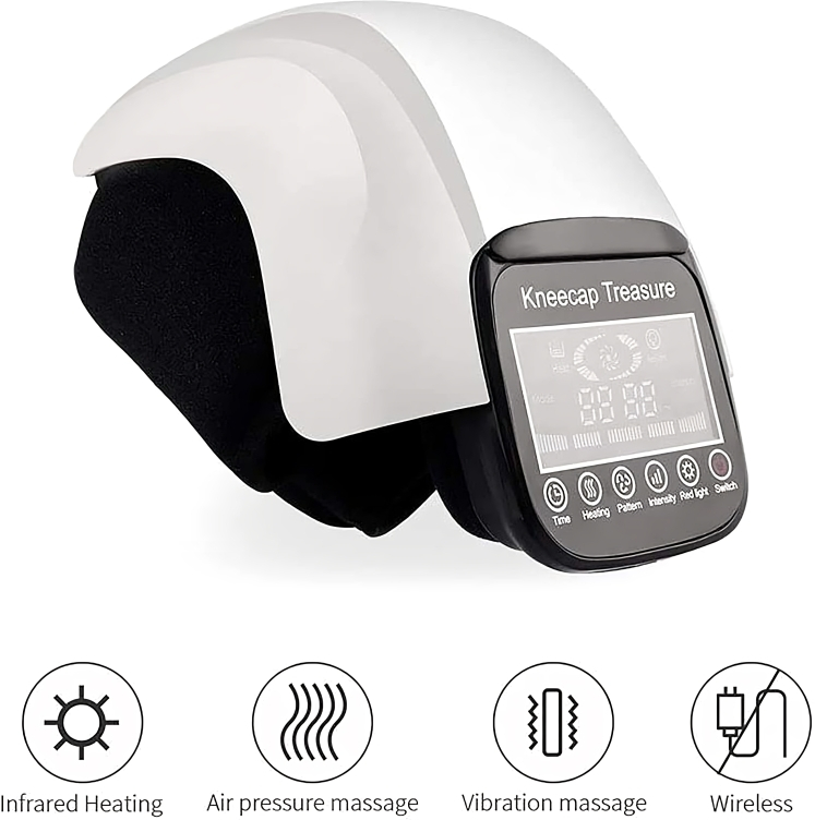 Ηλεκτρικά Θερμαινόμενη Συσκευή με Δόνηση για Μασάζ Γονάτου 3 σε 1 - Επαναφορτιζόμενη 2600mAh με 3 Επίπεδα Ρύθμισης Θερμοκρασίας & Πίεσης Ηλεκτρικά Θερμαινόμενη Συσκευή με Δόνηση για Μασάζ Γονάτου 3 σε 1 - Επαναφορτιζόμενη 2600mAh με 3 Επίπεδα Ρύθμισης Θερμοκρασίας & Πίεσης
