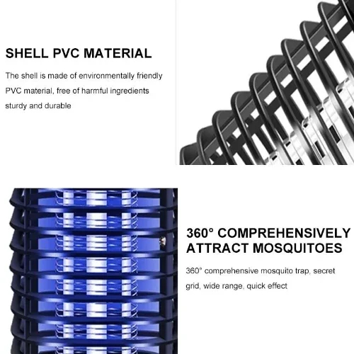 Ηλεκτρική Αντικουνουπική Λάμπα UV Hoomei 11W Μαύρη – Προστασία από Κουνούπια και Έντομα Ηλεκτρική Αντικουνουπική Λάμπα UV Hoomei 11W Μαύρη – Προστασία από Κουνούπια και Έντομα