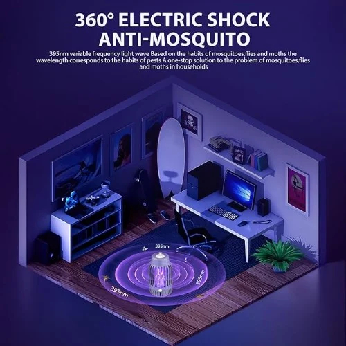 Ηλεκτρική Αντικουνουπική Λάμπα UV Hoomei 1.5W Ροζ – Προστασία από Κουνούπια και Έντομα Ηλεκτρική Αντικουνουπική Λάμπα UV Hoomei 1.5W Ροζ – Προστασία από Κουνούπια και Έντομα