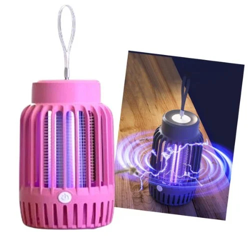 Ηλεκτρική Αντικουνουπική Λάμπα UV Hoomei 1.5W Ροζ – Προστασία από Κουνούπια και Έντομα Ηλεκτρική Αντικουνουπική Λάμπα UV Hoomei 1.5W Ροζ – Προστασία από Κουνούπια και Έντομα