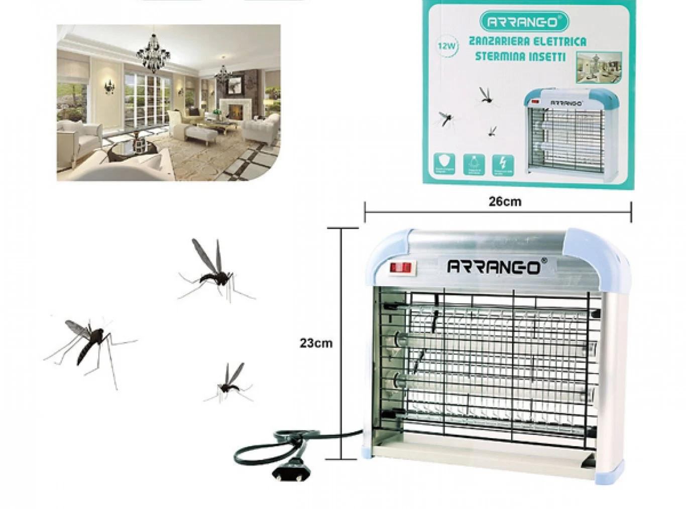 Ηλεκτρική Εντομοπαγίδα-Νέας Γενιάς Εξολοθρευτής Κουνουπιών-Εντόμων 12W Arrango Ηλεκτρική Εντομοπαγίδα-Νέας Γενιάς Εξολοθρευτής Κουνουπιών-Εντόμων 12W Arrango