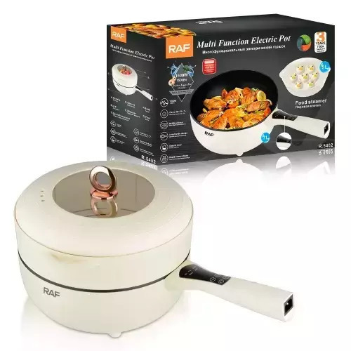 Raf Πολυμάγειρας 1500W με Χωρητικότητα 7lt Λευκός Raf Πολυμάγειρας 1500W με Χωρητικότητα 7lt Λευκός